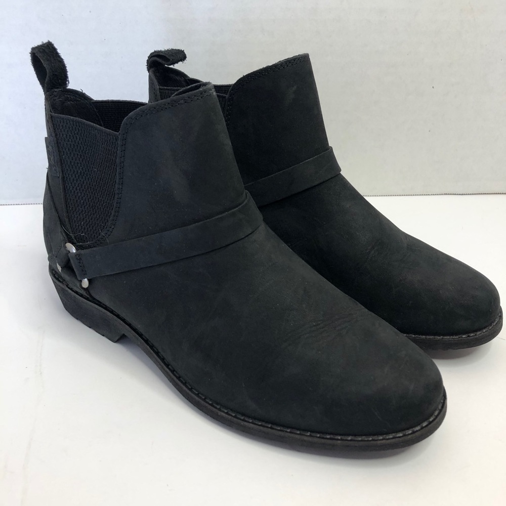 Teva black nwot booties Size 8